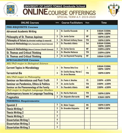 Course Offering .